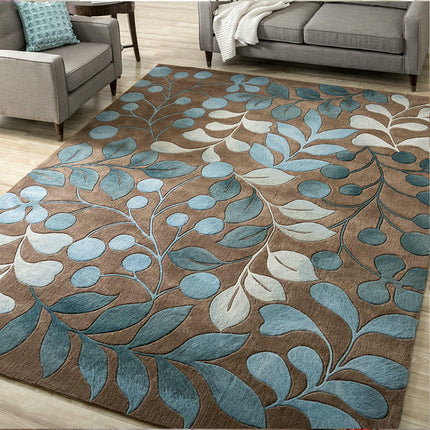 Plants and Flowers Washable Rug for Bedroom Living Room, Area Rugs, Non-Slip Soft Low Pile Carpet 1