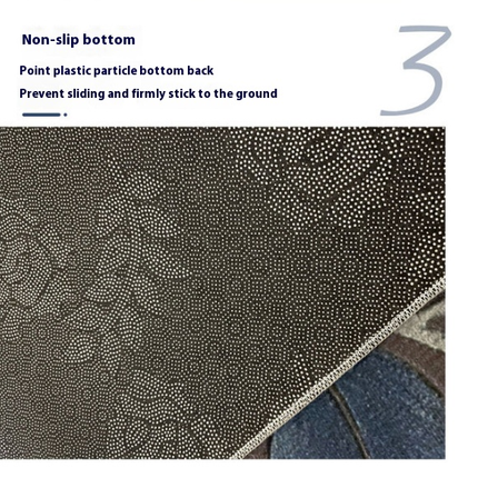 Plants and Flowers Washable Rug for Bedroom Living Room, Area Rugs, Non-Slip Soft Low Pile Carpet