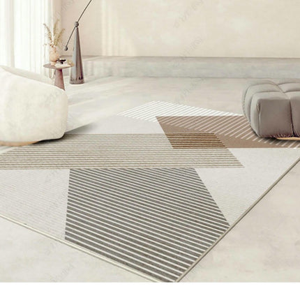 Modern Art Washable Rug for Bedroom Living Room, Area Rugs, Non-Slip Soft Low Pile Carpet