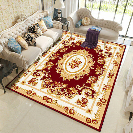 Area Rug for Living Room Large Carpet-Machine Washable Retro Rugs for Bedroom Dining Room Rug Vintage