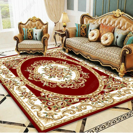Area Rug for Living Room Large Carpet-Machine Washable Retro Rugs for Bedroom Dining Room Rug Vintage