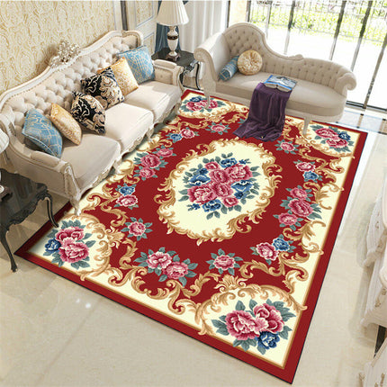 Area Rug for Living Room Large Carpet-Machine Washable Retro Rugs for Bedroom Dining Room Rug Vintage