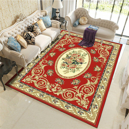 Area Rug for Living Room Large Carpet-Machine Washable Retro Rugs for Bedroom Dining Room Rug Vintage