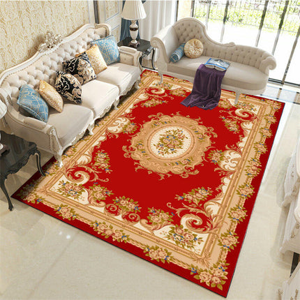 Area Rug for Living Room Large Carpet-Machine Washable Retro Rugs for Bedroom Dining Room Rug Vintage