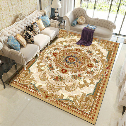 Area Rug for Living Room Large Carpet-Machine Washable Retro Rugs for Bedroom Dining Room Rug Vintage