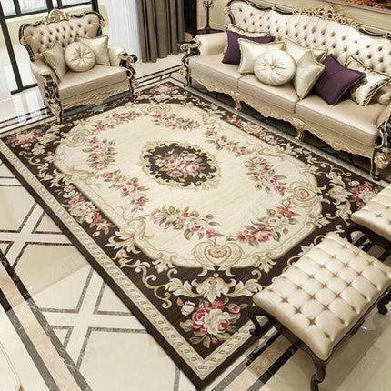 Area Rug for Living Room Large Carpet-Machine Washable Retro Rugs for Bedroom Dining Room Rug Vintage