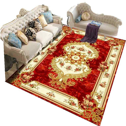 Area Rug for Living Room Large Carpet-Machine Washable Retro Rugs for Bedroom Dining Room Rug Vintage