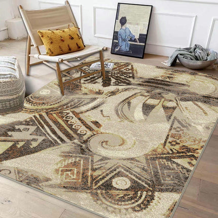 Moroccan Area Rug for Living Room Large Carpet-Machine Washable Rugs for Bedroom