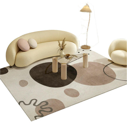 Modern Art Area Rug for Living Room Large Carpet-Machine Washable Rugs for Bedroom