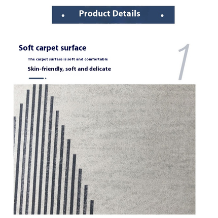 Light luxury Machine Washable Rugs for Bedroom Modern Area Rug for Living Room Large Carpet
