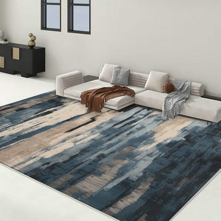 Modern Abstract Area Rug Washable Home Decor Rug Soft Rug Low Pile Floor Carpet Rugs for Living Room