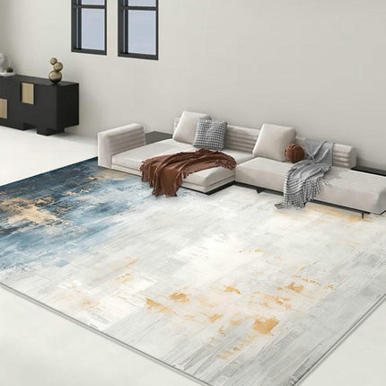 Modern Abstract Area Rug Washable Home Decor Rug Soft Rug Low Pile Floor Carpet Rugs for Living Room