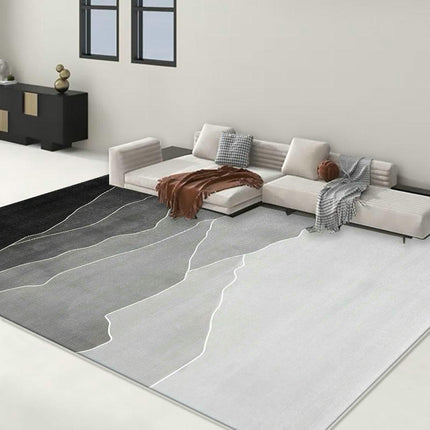 Modern Abstract Area Rug Washable Home Decor Rug Soft Rug Low Pile Floor Carpet Rugs for Living Room
