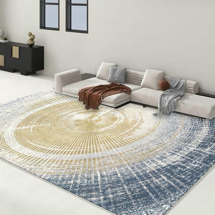 Modern Abstract Area Rug Washable Home Decor Rug Soft Rug Low Pile Floor Carpet Rugs for Living Room