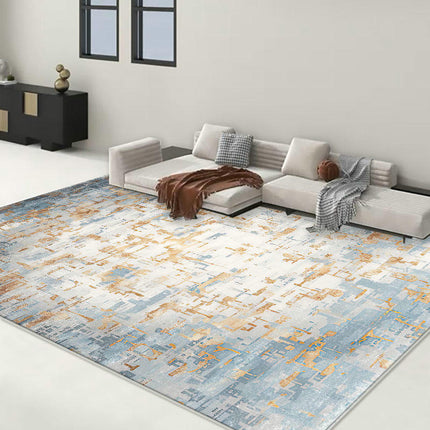 Modern Abstract Area Rug Washable Home Decor Rug Soft Rug Low Pile Floor Carpet Rugs for Living Room