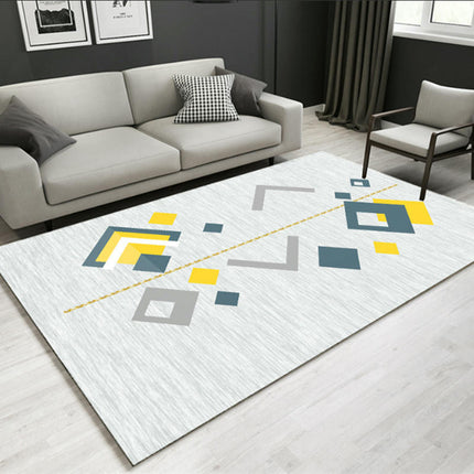 Modern Simple Area Rug Geometric Decor Rug Soft Low Pile Carpet Rugs for Living Room