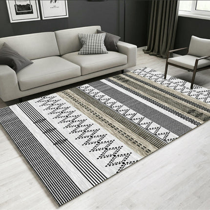 Modern Simple Area Rug Geometric Decor Rug Soft Low Pile Carpet Rugs for Living Room