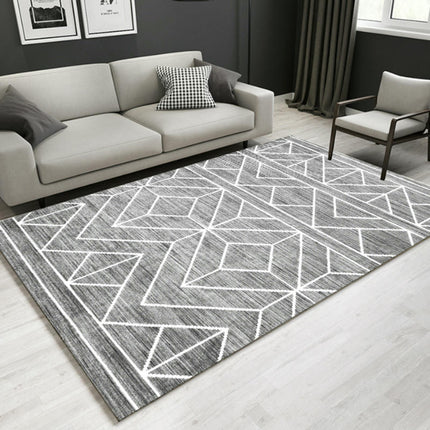 Modern Simple Area Rug Geometric Decor Rug Soft Low Pile Carpet Rugs for Living Room