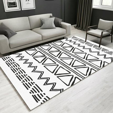 Modern Simple Area Rug Geometric Decor Rug Soft Low Pile Carpet Rugs for Living Room 1