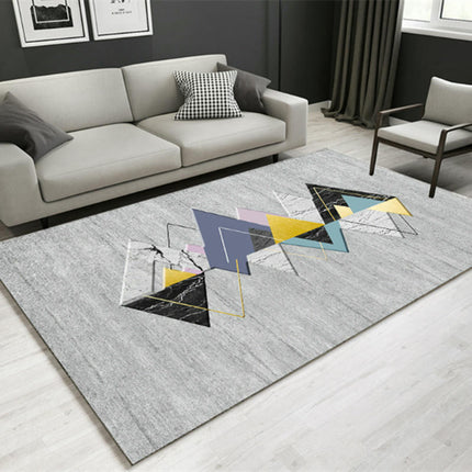 Modern Simple Area Rug Geometric Decor Rug Soft Low Pile Carpet Rugs for Living Room