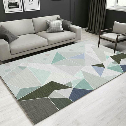Modern Simple Area Rug Geometric Decor Rug Soft Low Pile Carpet Rugs for Living Room