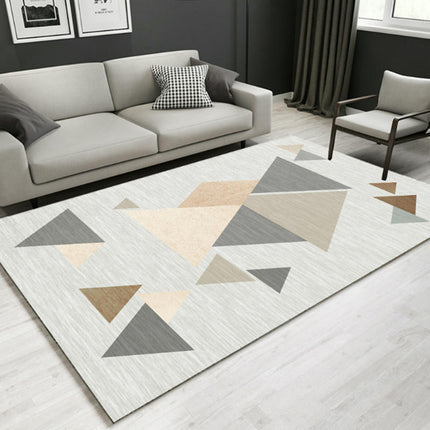 Modern Simple Area Rug Geometric Decor Rug Soft Low Pile Carpet Rugs for Living Room