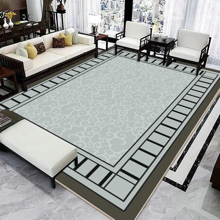 Area Rug Chinese Decor Rug Soft Low Pile Carpet Rugs for Living Room