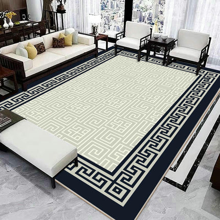 Area Rug Chinese Decor Rug Soft Low Pile Carpet Rugs for Living Room