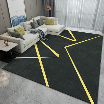 Modern Light luxury Area Rug Washable Decor Rug Soft Low Pile Carpet Rugs for Living Room