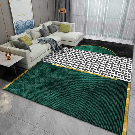 Modern Light luxury Area Rug Washable Decor Rug Soft Low Pile Carpet Rugs for Living Room