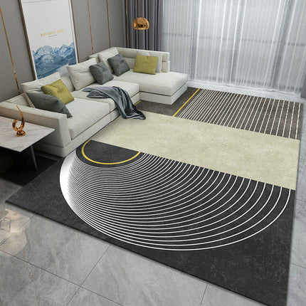 Modern Light luxury Area Rug Washable Decor Rug Soft Low Pile Carpet Rugs for Living Room