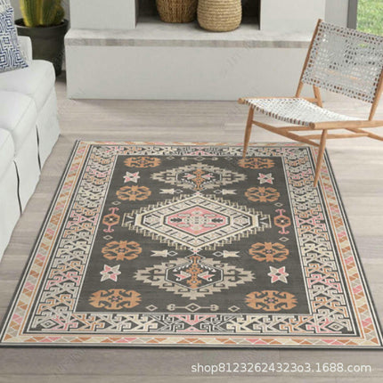 Moroccan Carpet Vintage Area Rug Washable Rug Soft Carpet Rugs for Living Room