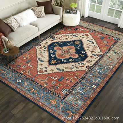 Moroccan Carpet Vintage Area Rug Washable Rug Soft Carpet Rugs for Living Room