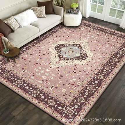Moroccan Carpet Vintage Area Rug Washable Rug Soft Carpet Rugs for Living Room