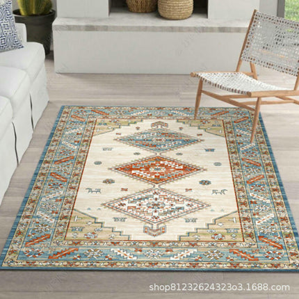 Moroccan Carpet Vintage Area Rug Washable Rug Soft Carpet Rugs for Living Room