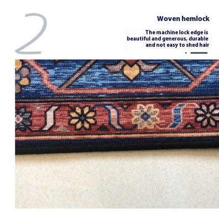 Moroccan Carpet Vintage Area Rug Washable Rug Soft Carpet Rugs for Living Room