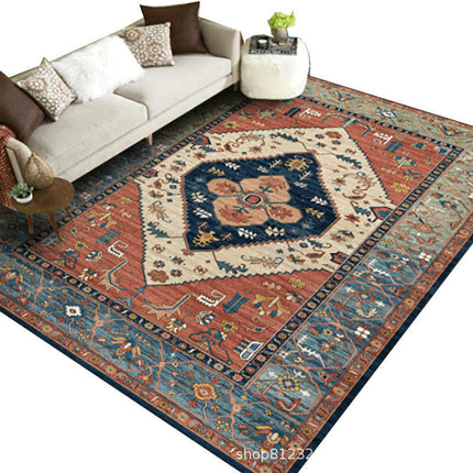 Moroccan Carpet Vintage Area Rug Washable Rug Soft Carpet Rugs for Living Room