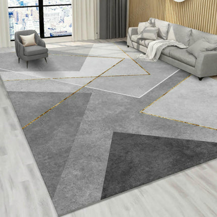 Modern Carpet For Bedroom Living Room Non Shedding Large Floor Rugs Geometric Indoor Area Rug 1