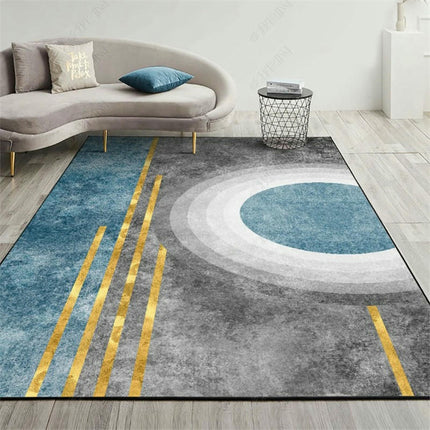 Modern Carpet For Bedroom Living Room Non Shedding Large Floor Rugs Geometric Indoor Area Rug