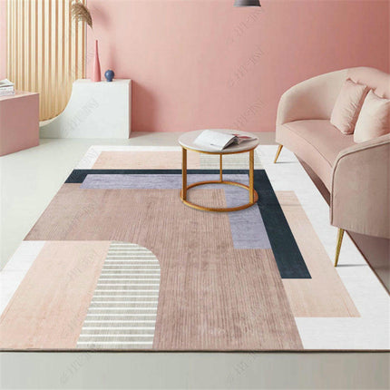 Modern Carpet For Bedroom Living Room Non Shedding Large Floor Rugs Geometric Indoor Area Rug
