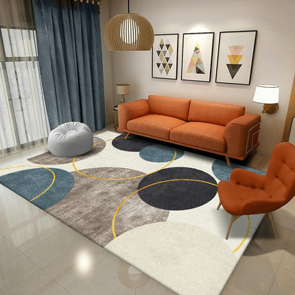 Modern Carpet For Bedroom Living Room Non Shedding Large Floor Rugs Geometric Indoor Area Rug