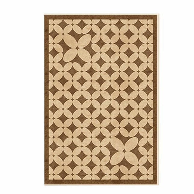 Washable Area Rugs Checkered Rug Indoor Carpet for Living Room Geometric Carpets