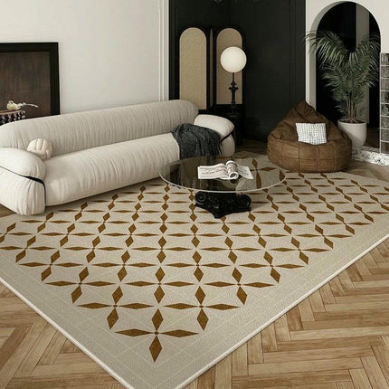 Checkered Area Rugs, Washable Rug for Living Room Indoor Outdoor Carpet,Geometric Non Slip Carpet