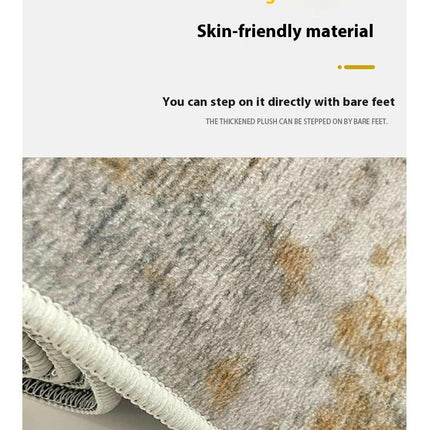 Washable Round Rug Modern Area Rug Indoor Non-Slip Carpet Area Rug for Bedroom Living Room
