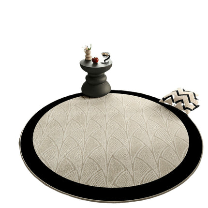 Washable Round Rug Modern Area Rug Indoor Non-Slip Carpet Area Rug for Bedroom Living Room