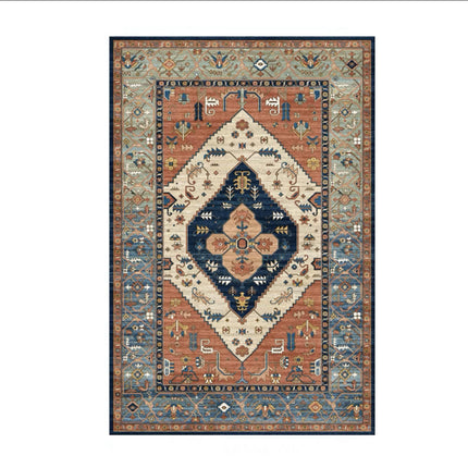 Ethnic Style Area Rug Vintage Rug Indoor Rug Washable Rug Carpets for Bedroom Living Room