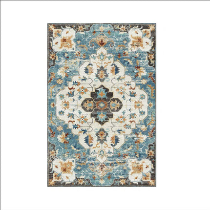 Ethnic Style Area Rug Vintage Rug Indoor Rug Washable Rug Carpets for Bedroom Living Room