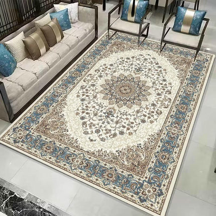 Ethnic Style Area Rug Vintage Rug Indoor Rug Washable Rug Carpets for Bedroom Living Room 1