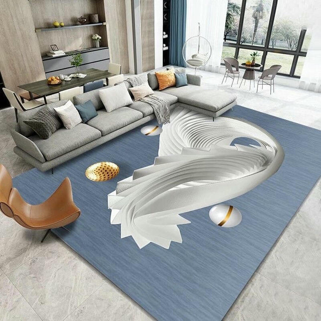 Colorful Area Rug Modern Abstract Carpets for Indoor Non-Slip Home Decor Living Room Carpet
