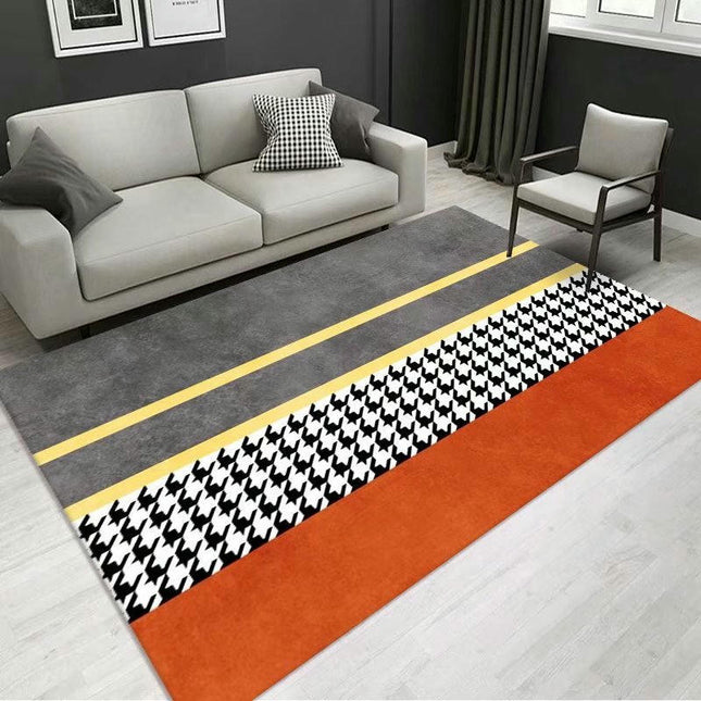 Modern Abstract Geometric Carpets for Indoor Non-Slip Home Decor Living Room Carpet Colorful Area Rug